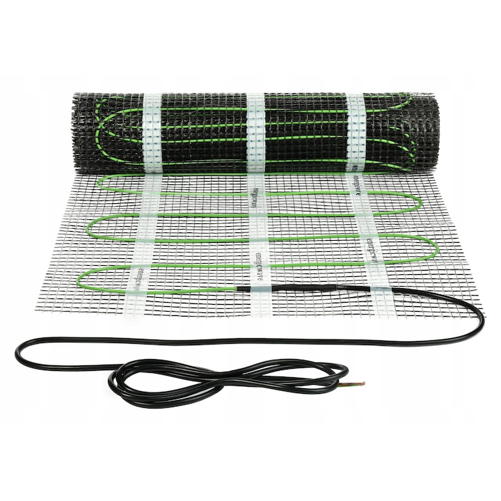 Covoras sub gresie, putere 150W/m2, suprafata 0,5m2. Covoras de incalzire pentru baie, bucatarie, hol. Incalzire electrica in pardoseala