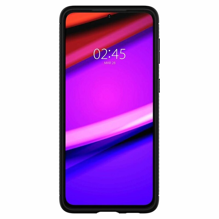 Husa de protectie Spigen compatibila cu Samsung Galaxy S20 FE 4G/5G, Rugged Armor, margini intarite, cu stand, silicon, Negru