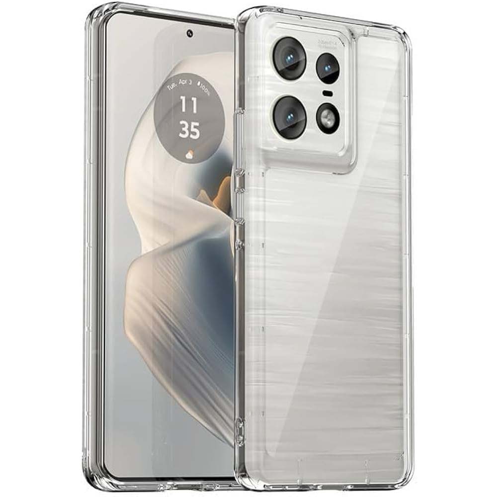 Husa BestCase® Clear Silicon 2MM, Compatibila Cu Motorola Edge 50 Pro, Antisoc, Protectie Camera, Margini ridicate pentru protectia ecranului, Transparent