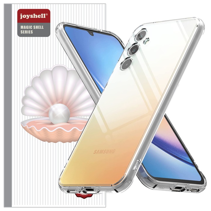 Samsung Galaxy A35 kompatibilis védőtok, Ultra Slim, szilikonból készült, átlátszó,