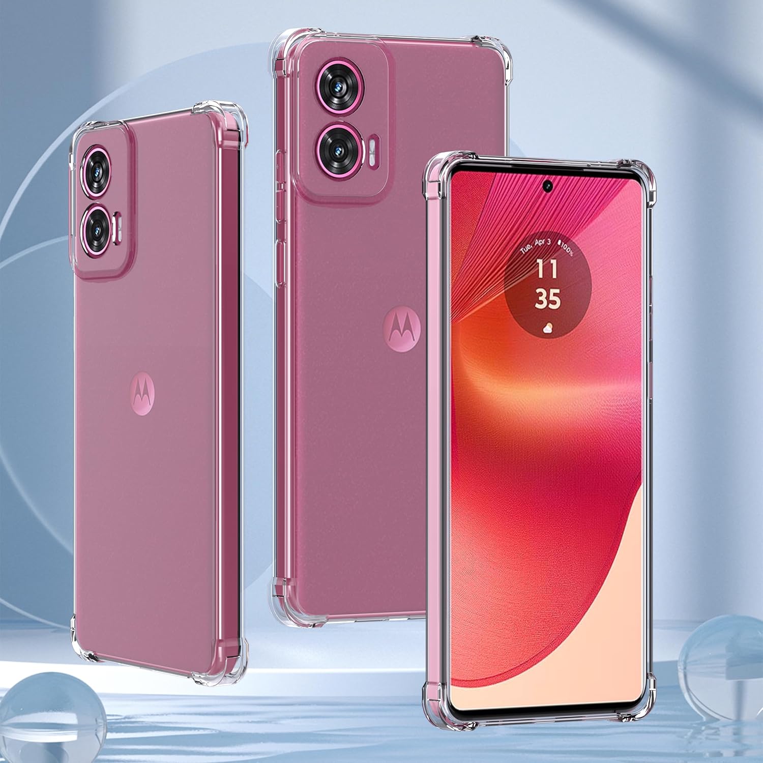 Husa protectie Mat-Tech compatibila cu Motorola Edge 50 Fusion, Protectie Camera, Colturi anti-soc, Decupaje Precise, Rezistenta la impact, Margini ridicate pentru protectia ecranului, Transparenta