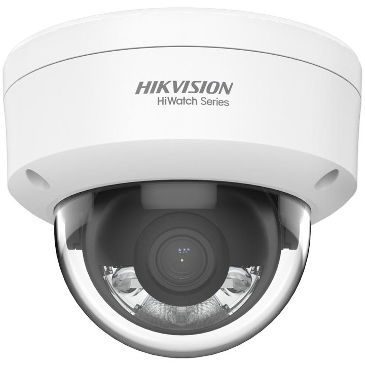 IP камера за наблюдение 4MP, ColorVu, фиксиран обектив 2.8mm, бяла светлина 30m, PoE, Hikvision