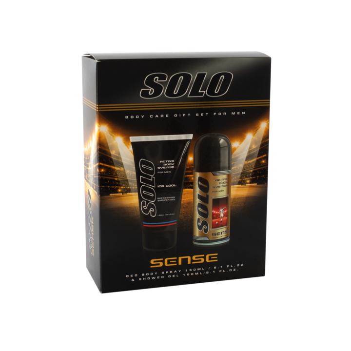 Solo Sense Férfi ajándékcsomag, dezodor 150ml és tusfürdő 150ml