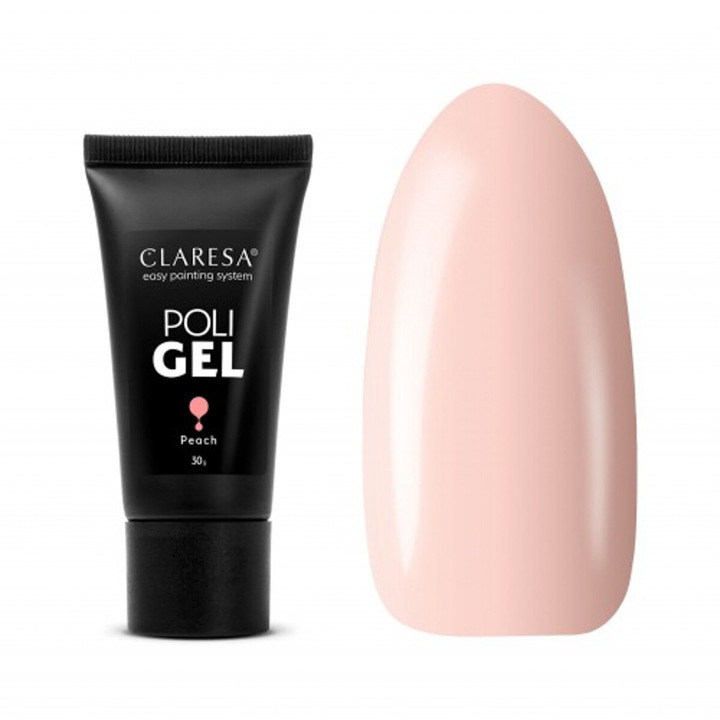 Poly Gel Claresa, 30g, őszibarack