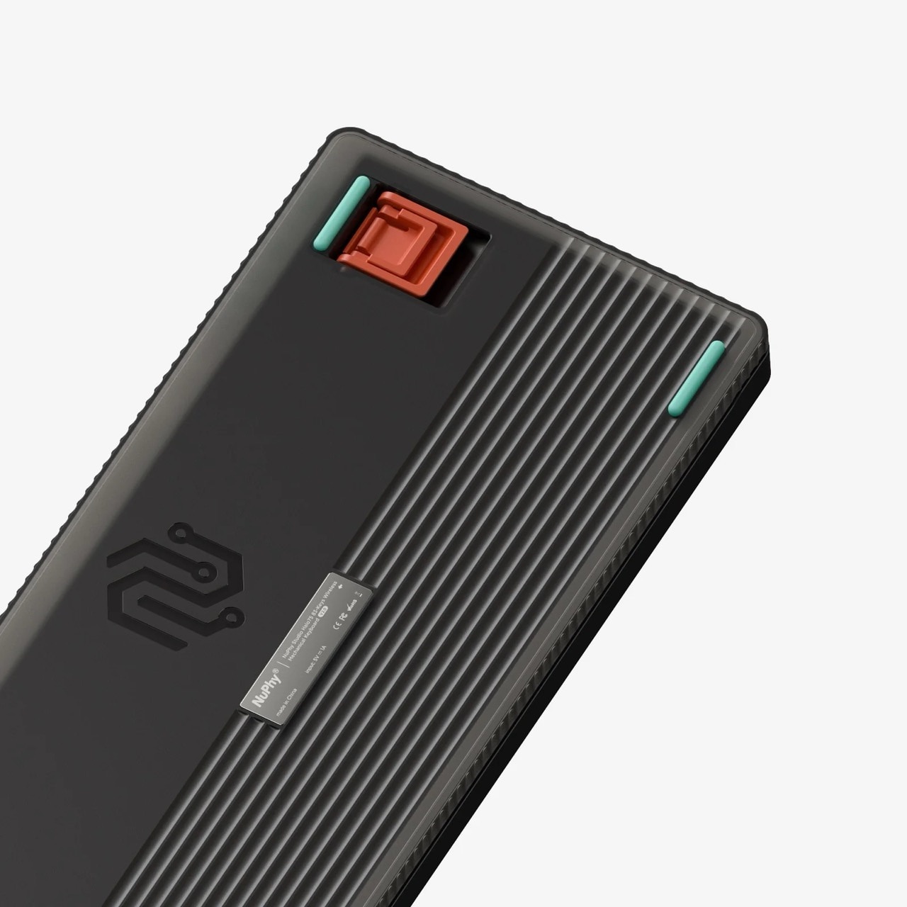nuphy Halo75 V2 Mechanische Gaming-Tastatur 75% kabellos Hot-Swap-Fähige 83 Tasten RGB-Tastatur mit Hintergrundbeleuchtung, unterstützt Bluetooth/2.4GHz/USB-C (Blue, Lemon