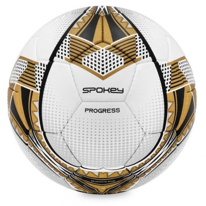 Spokey PROGRESS futball labda, latex, 5 réteg, 68,5-69,5cm