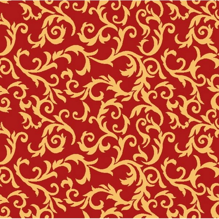 Mocheta Print Mozart, Nesurfilata, Visiniu, 4m latime cu 4m lungime