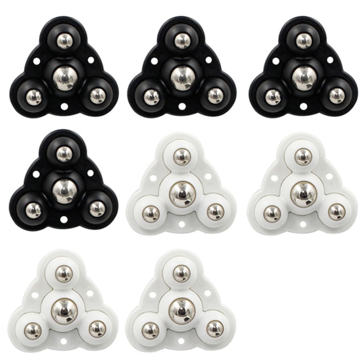 Roti adezive role pentru aparate, Tebnaild, 360°, 8 buc