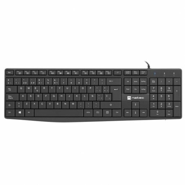 Tastatura Natec NKL-1948 Qwerty Spaniola Negru