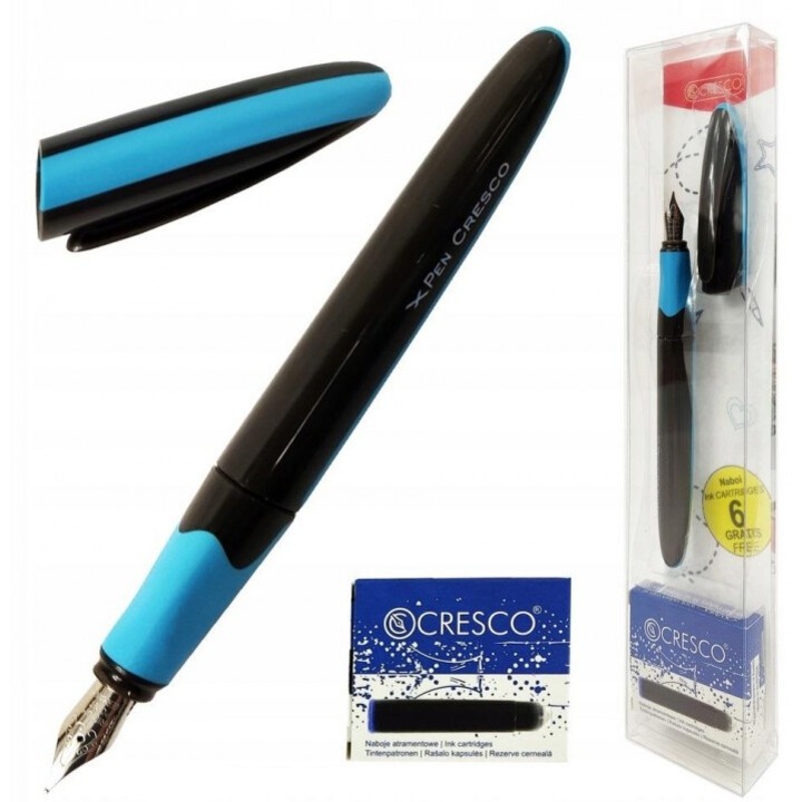 Cresco X Pen tollkészlet, 6 patront tartalmaz, 237x62 mm