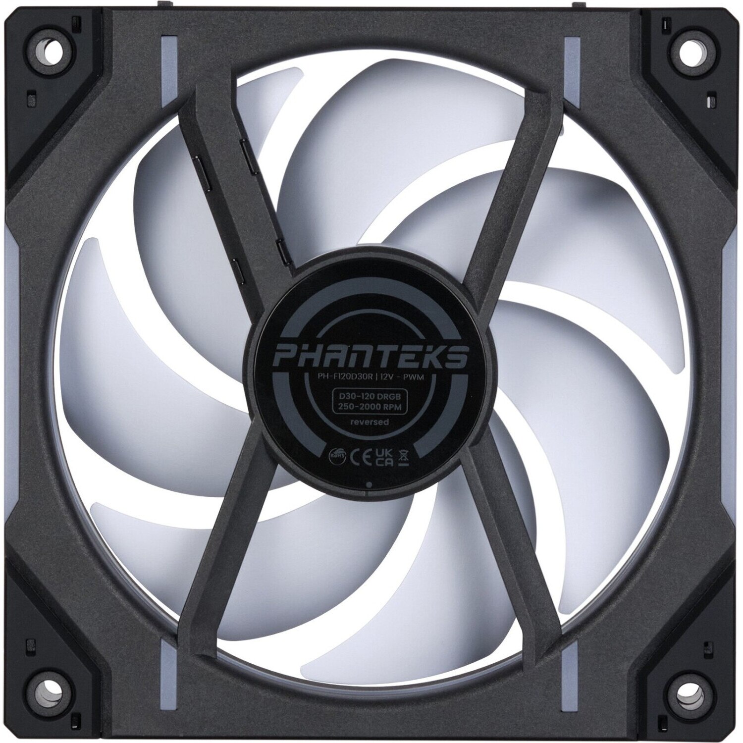 Ventilator / radiator Phanteks D30-120 Reverse RGB PWM 120mm Three
