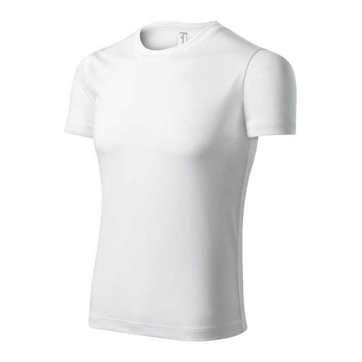 Унисекс спортна тениска, ADLER, полиестер, бяла, 4XL INTL