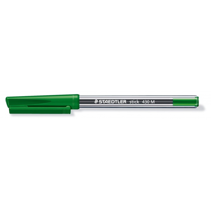 Химикалка Staedtler Stick 430 F,опаковка от 50 броя, зелена