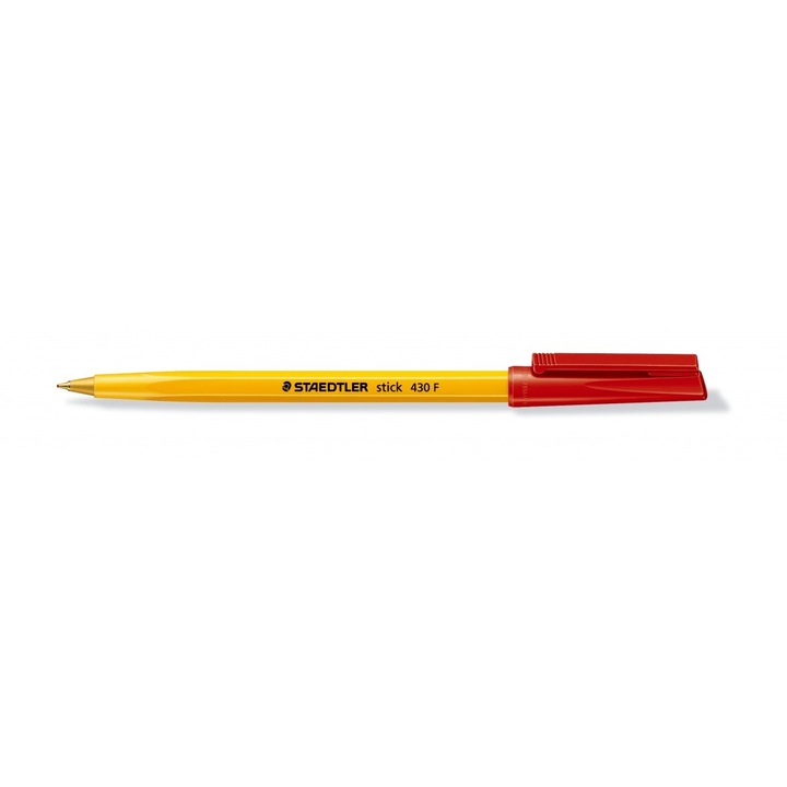 Химикалка Staedtler Stick 430 F,опаковка от 50 броя,червена