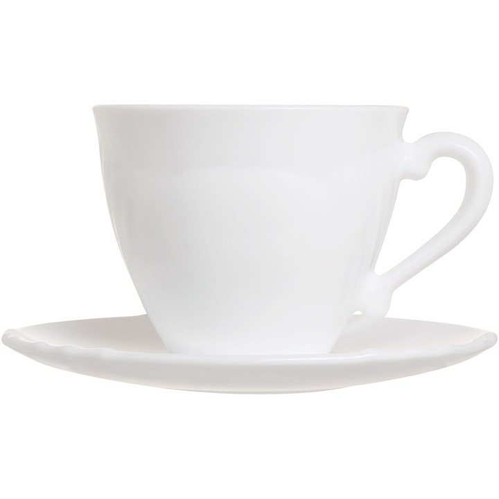 Сервиз за чай 12 части Luminarc Cadix, 6 чаши 220 мл + 6 чинии