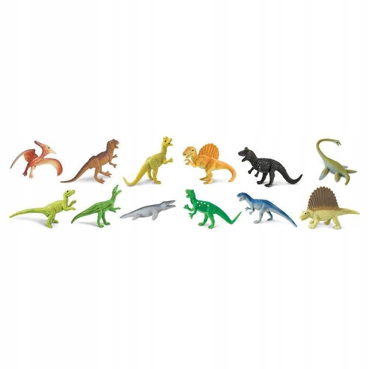 Set Figurine Dinozauri Carnivori, Safari Ltd, 12 Bucati, 6-8cm