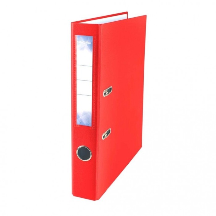 Biblioraft 50mm, Petite office, carton 1200gsm, coperta din PP, rosu