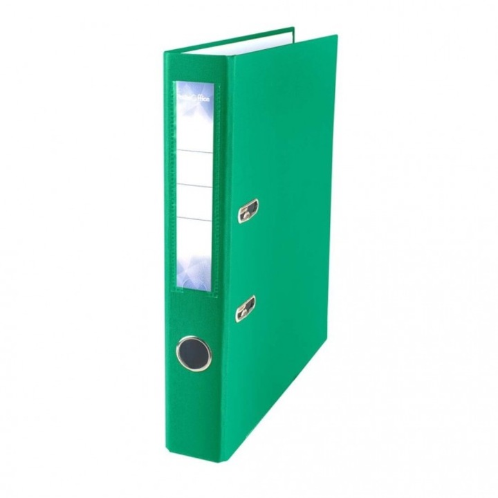 Biblioraft 50mm, Petite office, 1200gsm картон, PP покритие, зелен
