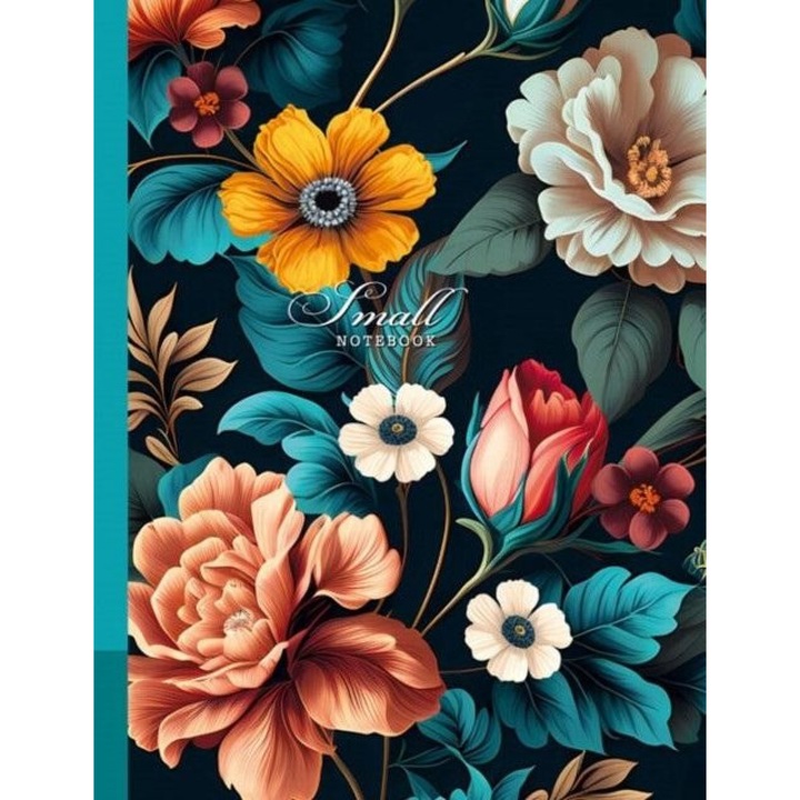 Caiet Fresh, 48 lap, virágos, sokszínű, 128x165mm