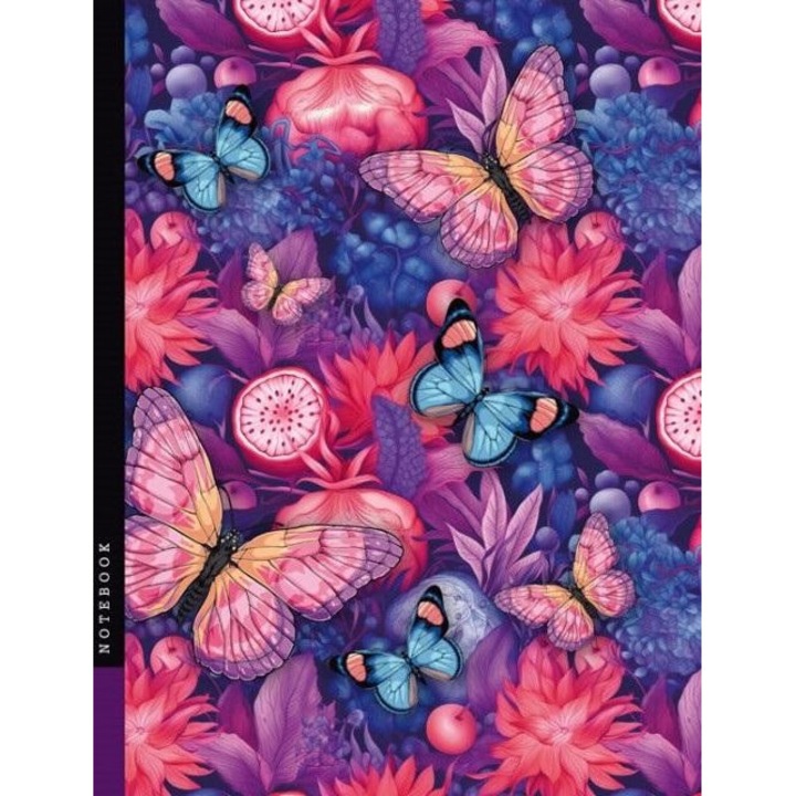 Caiet 48 file, Fresh, Carton/Hartie, Cu model, Multicolor