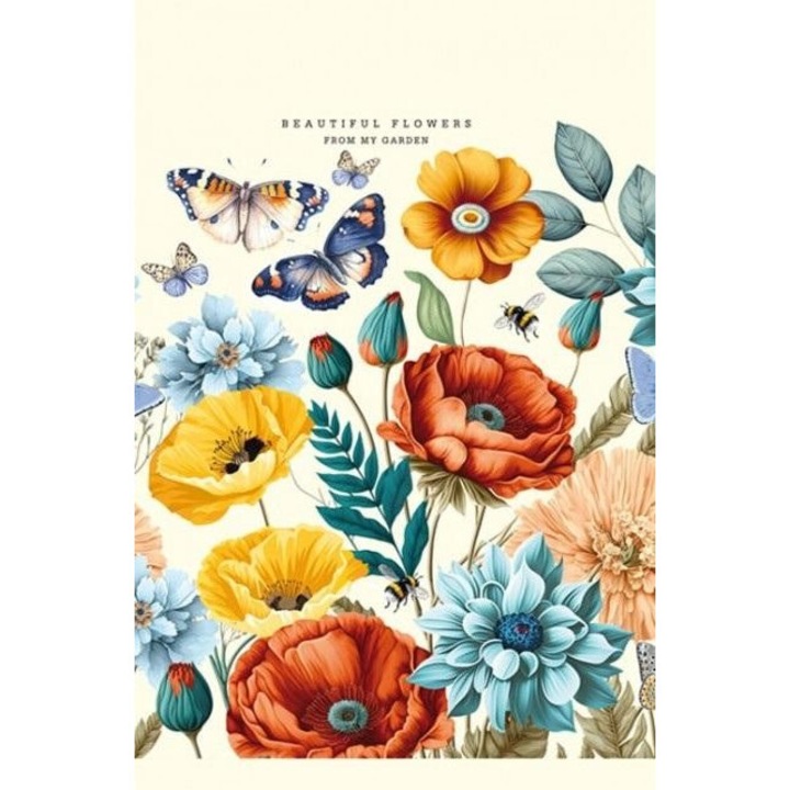 Füzet 64 lapos, Fresh, Karton/Papír, Mintás, Többszínű