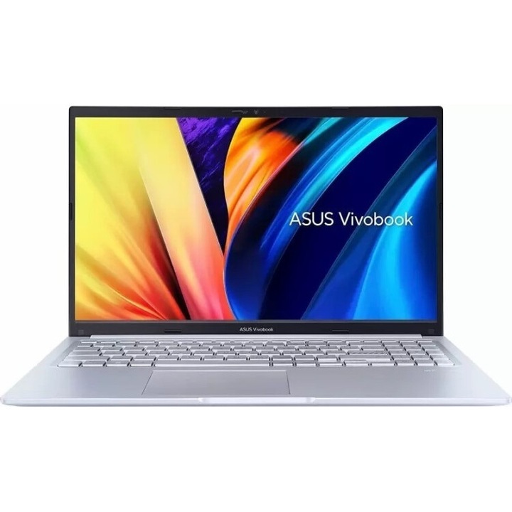 ASUS Vivobook X15, Intel Core i5 12500H, Intel Iris Xe Graphics, 1024 GB SSD, 16 GB Memória, 15.6 FullHD, Ezüst, Magyar billentyűzet, Böngésző, Vírusirtó, Windows 11 Pro