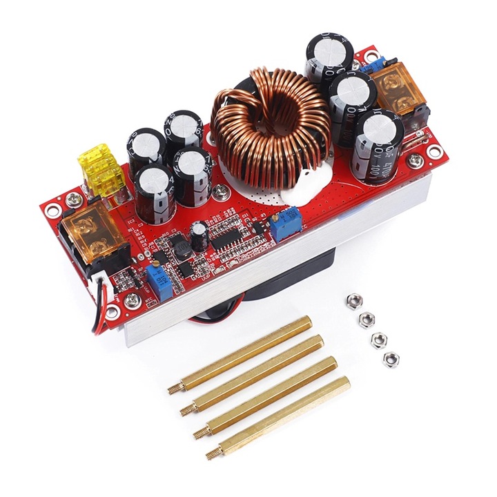 Convertor ridicator de tensiune step-up DC-DC de la 10-60V la 12-90V, 1800W