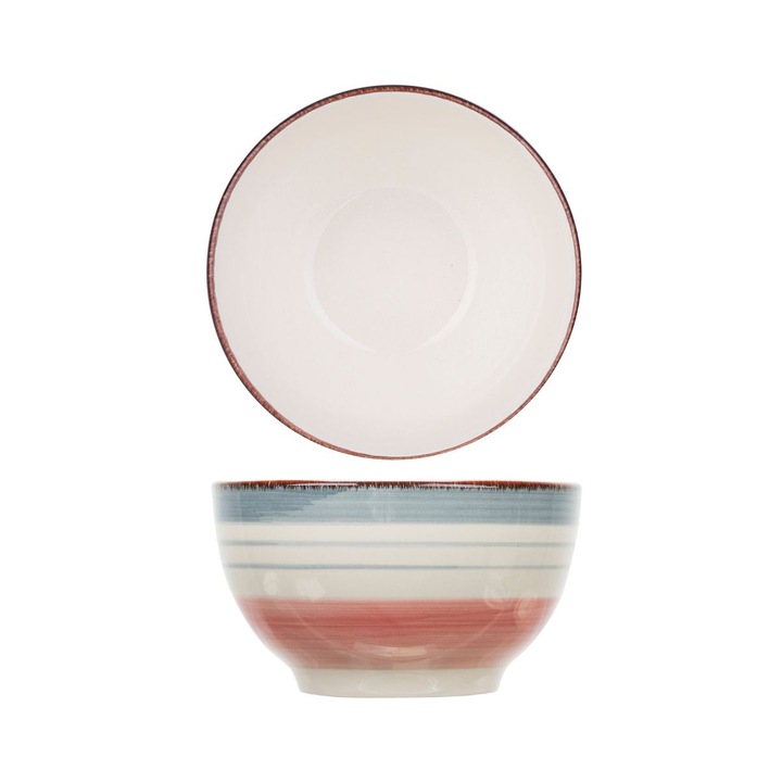 Kerámia tál rózsaszín/multi Ø14 cm Larissa Cozy&Trendy