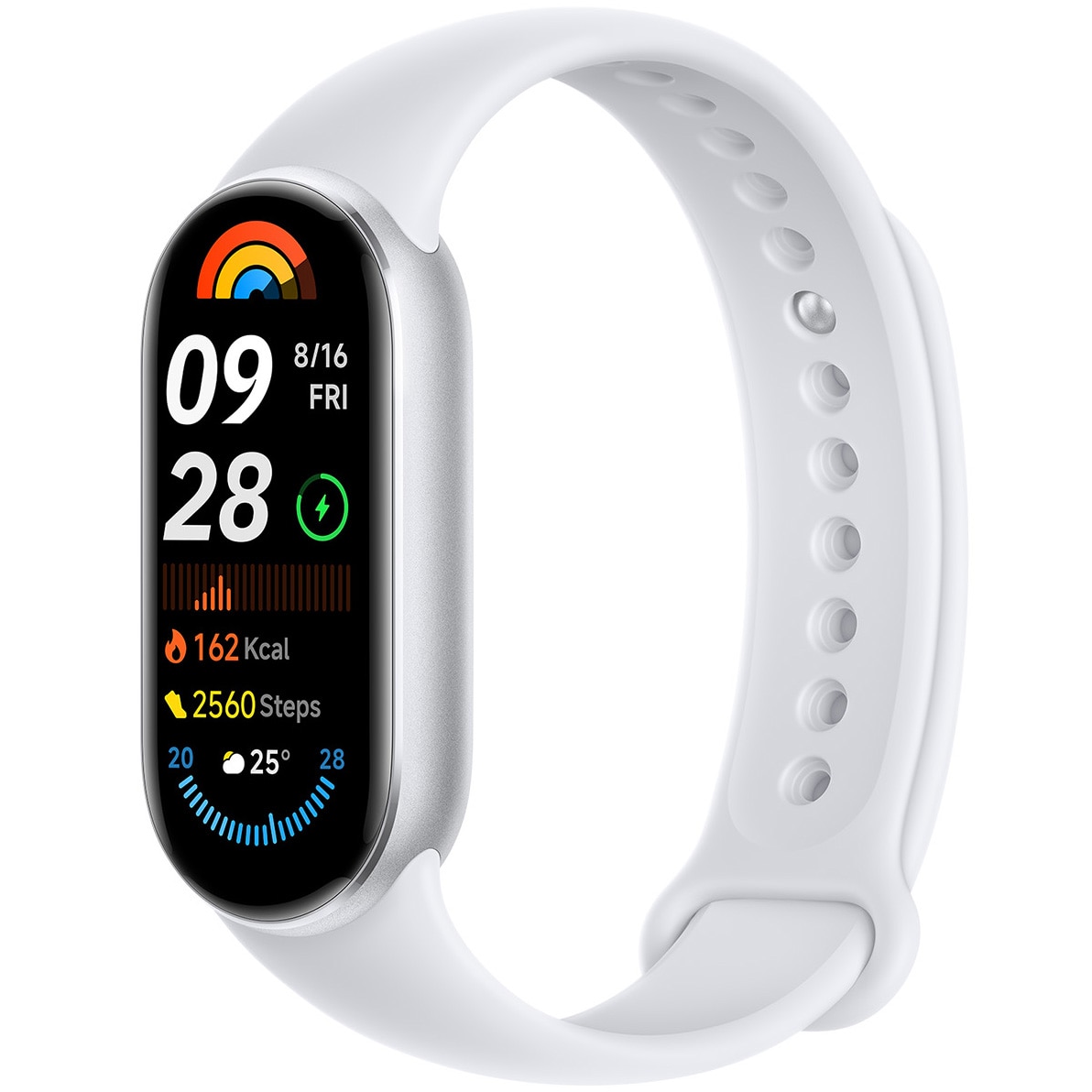 Bratara fitness Xiaomi Smart Band 9, Glacier Silver