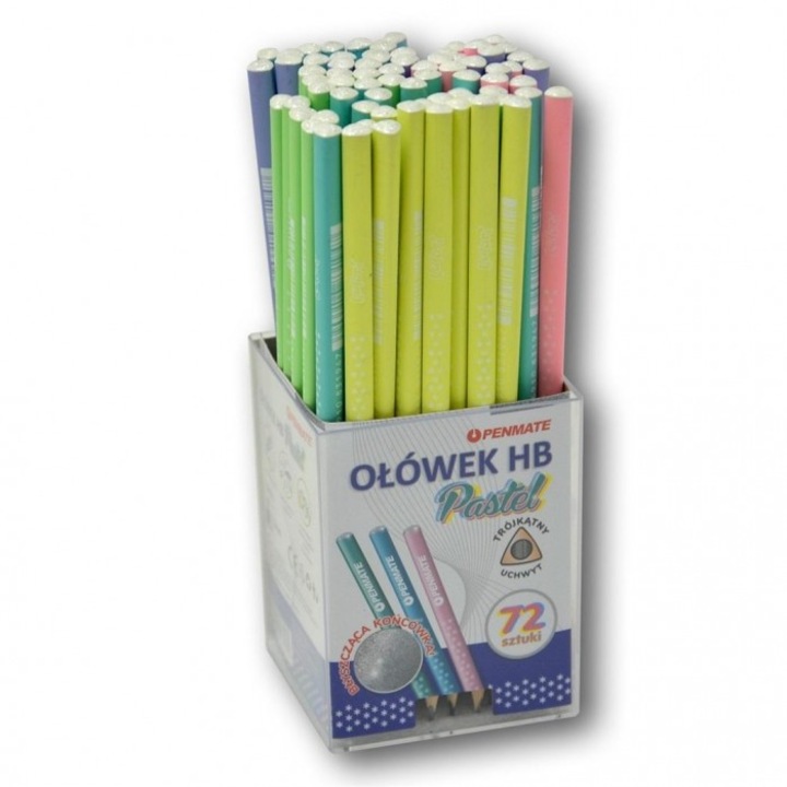 Триъгълен пастелен молив Stars (72 броя)PENMATE