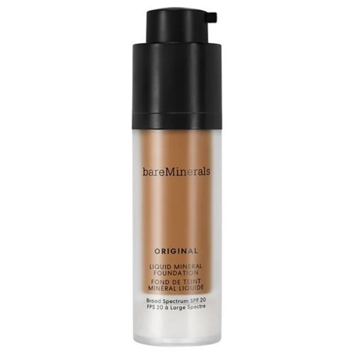 Fond de ten lichid cu acoperire medie, bareMinerals Original, 26 Warm Dark, 30 ml