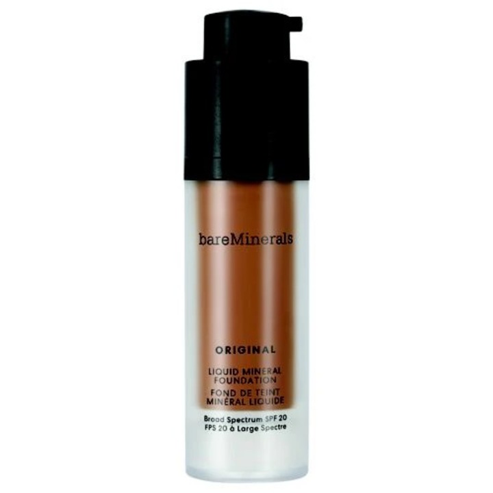 Fond de ten lichid cu acoperire medie, bareMinerals Original, 25 Golden Dark, 30 ml