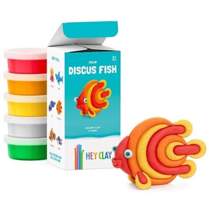 Set Modelaj, Hey Clay, 246 x 82 mm, Multicolor