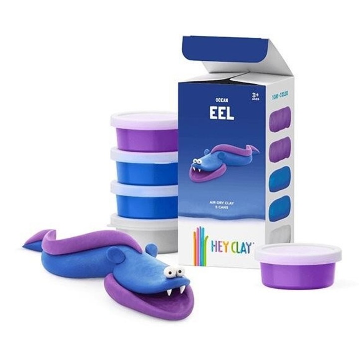 Set modelaj Hey Clay, TM Toys, 4 culori, 243x82mm