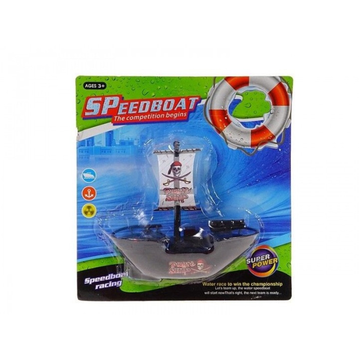 Лодка с дистанционно управление Adar, 26x25x10 см, за деца над 3 години