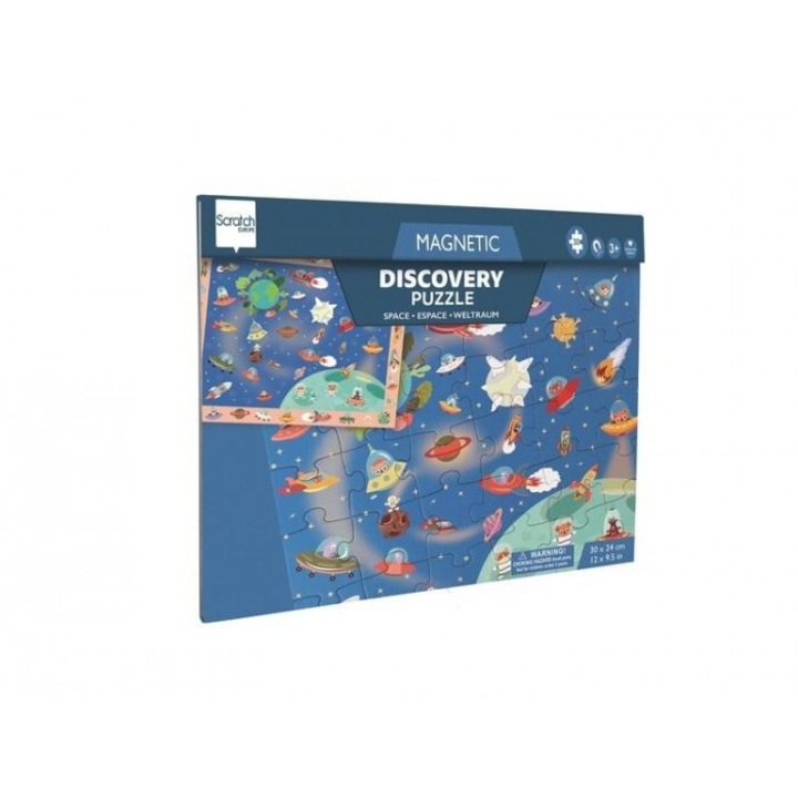 Магнитен пъзел, Scratch Kosmos, 31x53 см