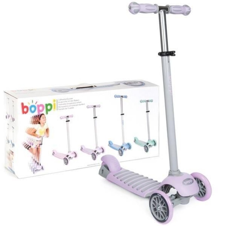 Trotineta cu 3 roti, Boppi, reglabila, violet, 52-72cm, 35kg