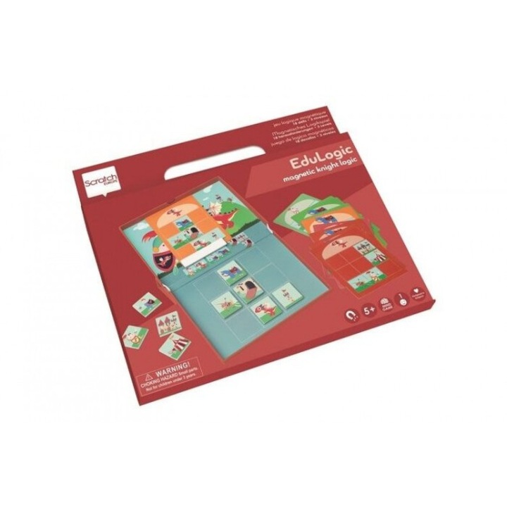 Mágneses kirakó, Scratch, oktató jellegű, többszínű, 258x244 mm