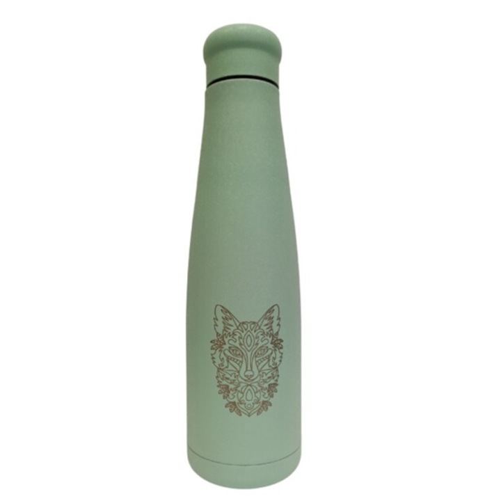 Termos - Wolf Mint Ice, 550 ml, Inox, Verde, 550 ml
