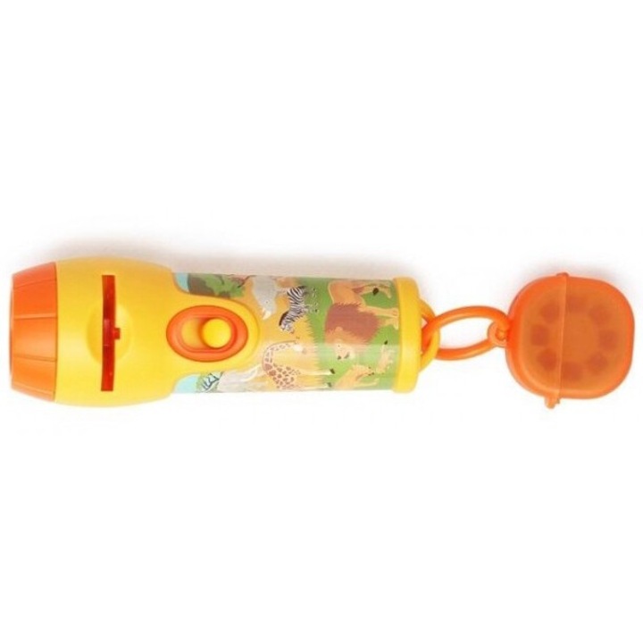 Проектор 2 в 1, Scratch, диви животни, 24 изображения, 4.5x13cm