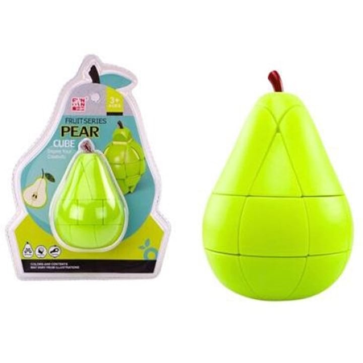 Пъзел leantoys, образователен, зелен, 12x7x9 см
