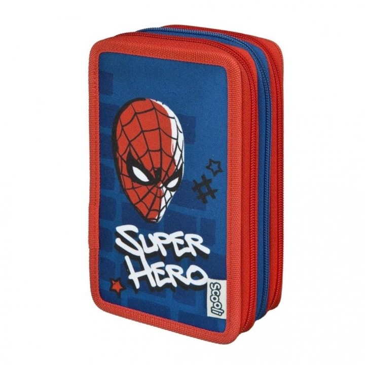 Троен молив Spider-Man, филм Cass, многоцветен