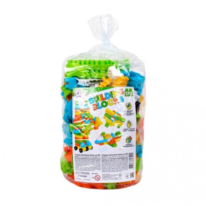 Конструктор TechnoK, 170 части, многоцветен, 404x270 мм