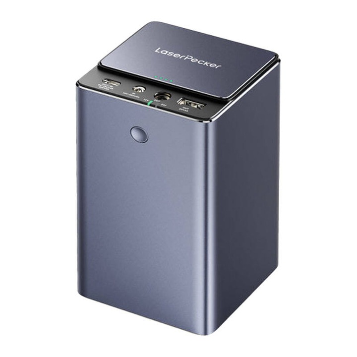 Powerbank, LaserPecker, 23550 mAh, 3 порта, 150.5 x 81.6 x 81.6 mm, тъмносин