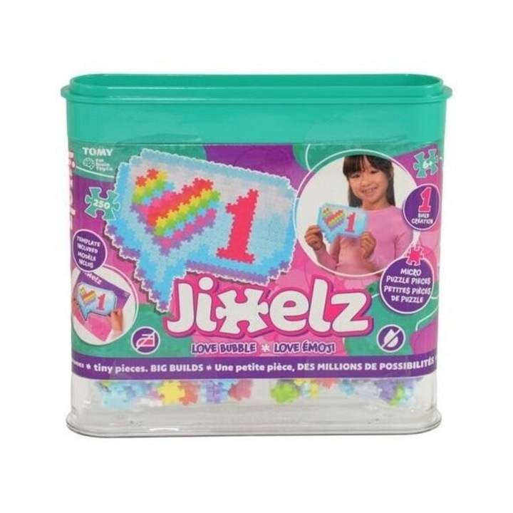 Fat Brain Toy Co. Jixelz Puzzle, 250 darab, készlet, 134x146 mm