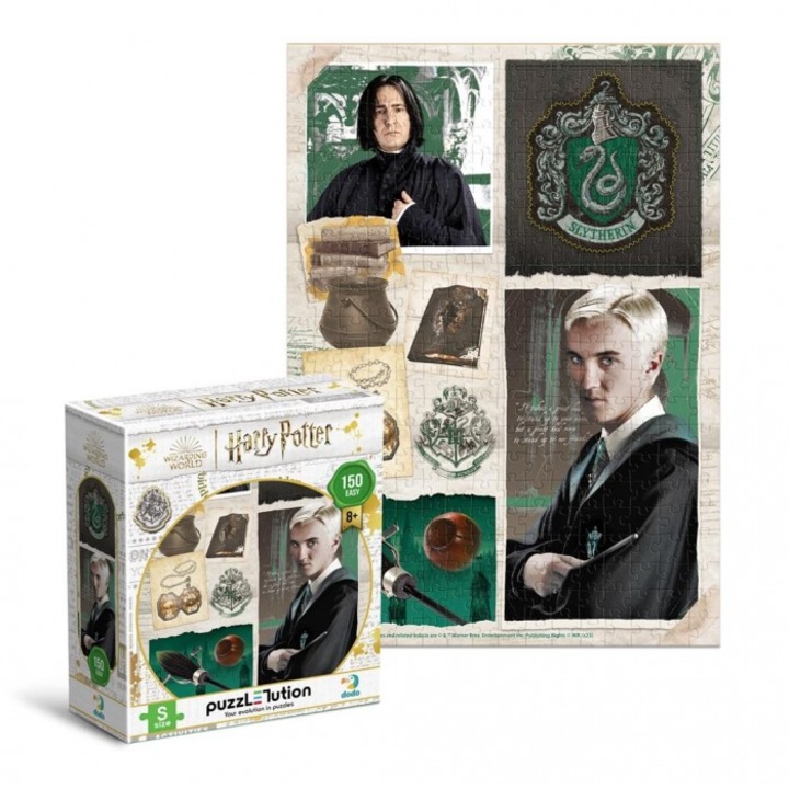Puzzle Dodo Harry Potter Slytherin, 150 piese, 8+, 185x159 mm
