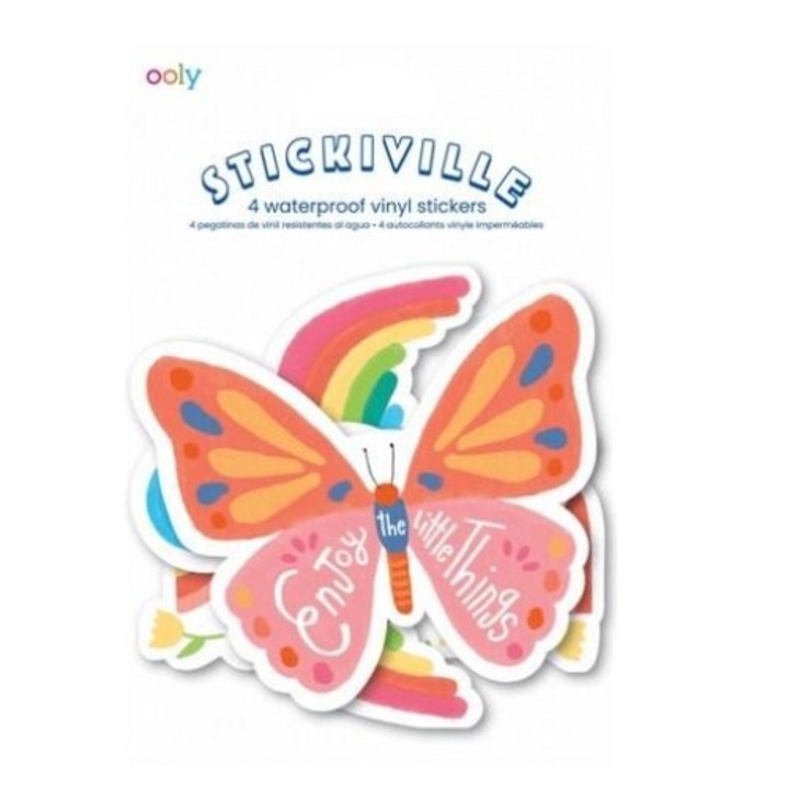 Ooly, Marzenia, Vízálló, Többszínű, 142x105mm, 4 db-os dekoratív matrica szett