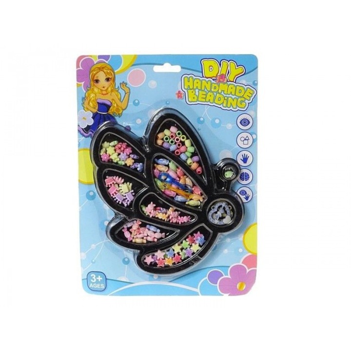 Set Artizanat ADAR, Margele pentru Insirat, 3+, 28x21x1.5cm