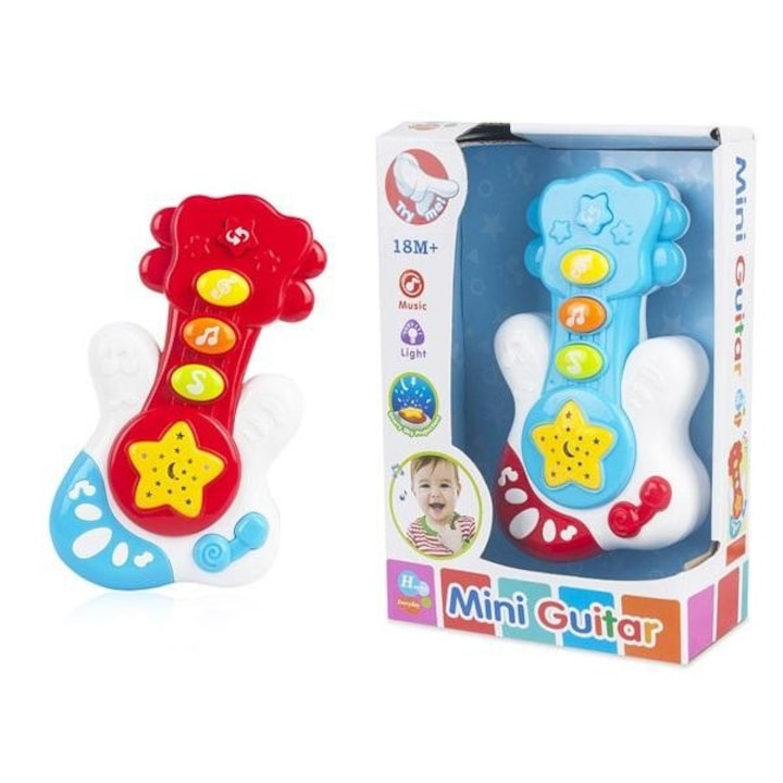 Gyerek gitár Ciuciubabka, fény- és hangfunkciókkal, 126x195mm