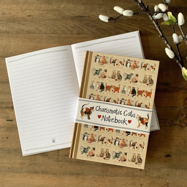 Agenda A5 Alex Clark, Kocia Milosc, coperta tare, 222x153mm